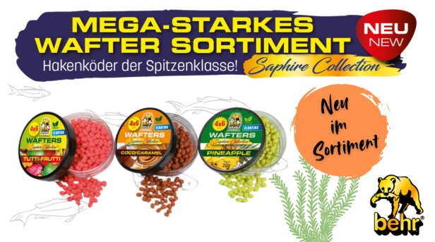 Jetzt neu im Sortiment die Behr Wafter Hakenköder