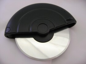 XXL Pizzaschneider Pizzamesser Pizzaroller mit scharfer...
