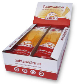 30 Paar / Box HeatPaxx Sohlenwärmerfür bis zu je 5 Std. Wärme