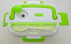 Thermo-Lunchbox mit zwei F&auml;chern, L&ouml;ffel und Stromanschluss