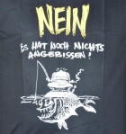 T-Shirt für Angler - Nein es hat noch nichts angebissen in Gr. S-XXL