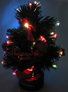 USB LED-Weihnachtsbaum / Baum mit Farbwechsel 24cm H&ouml;he