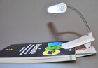 LED Leselampe mit 5 Power LEDs und Clip - ideal für die Reise 