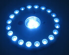 Rundleuchte mit 23 Power-LEDs & Fernbedienung