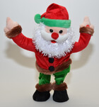 Tanzende und singende Weihnachtsfigur / Weihnachtsmann