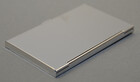 Visitenkartenetui aus Aluminium superleicht f&uuml;r 10-15 Visitenkarten