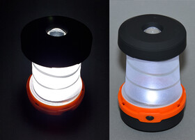 LED 2in1 Campingleuchte Taschenlampe mit heller 1W LED...