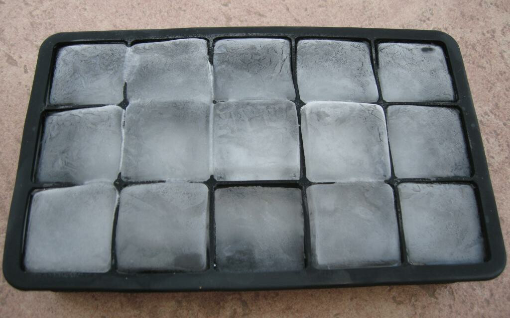 ✿ Quadratisch Eis Fach Gussform Groß Eiswürfel Kiste Cubitera Silikon Au