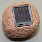 Solar LED Leuchtsteine Deko-Steine für den Garten in drei verschiedenen Farben
