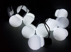 LED Party Lichterkette weiß mit 10 LEDs 6 Meter Länge batteriebetrieben