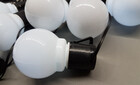 LED Party Lichterkette weiß mit 10 LEDs 6 Meter Länge batteriebetrieben