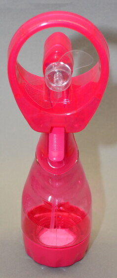 Handventilator mit Sprühfunktion inkl. 300ml Tank in verschiedenen Farben pink