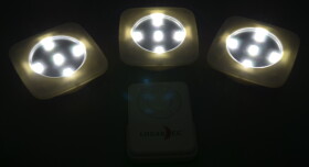 LED Unterbauleuchten 3er Set mit Fernbedienung, Timer und...