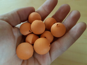 10er Packung Behr Pop-Up&acute;s k&uuml;nstliche Auftriebsk&ouml;der 16mm Durchmesser orange