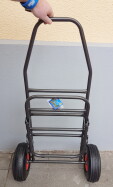 Behr Eco Trolley stabiler und klappbarer Transportwagen mit luftbereiften Rädern