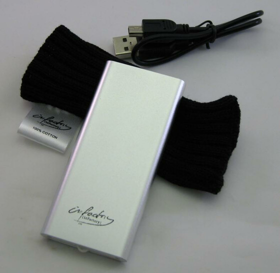 Handwärmer Taschenwärmer mit USB Ladefunktion für bis zu 2 Std. mollige Wärme