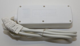 Steckdosenleiste 3-fach einzeln schaltbar weiß mit Überlastschutz