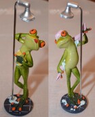 Frosch unter der Dusche ca. 24cm in zwei Versionen