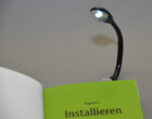 LED Leselampe mit Power LED und Clip f&uuml;r B&uuml;cher und Zeitschriften inkl. Batterien