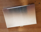 Visitenkartenetui aus Aluminium superleicht f&uuml;r 10-15 Visitenkarten / Verschluss fehlerhaft