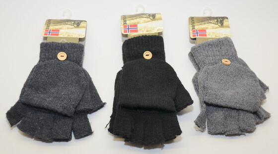 Handschuhe Winterhandschuhe fingerlos in Einheitsgröße verschiedene Farben