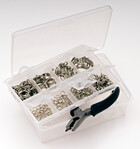 Behr Springring Sortimentsbox mit 310 St&uuml;ck 5 bis 18mm komplett mit Zange