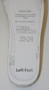 Mega Thermo Einlegensohlen von G&ouml;&szlig;e 35-46 zuschneidbar f&uuml;r extreme K&auml;lte geeignet