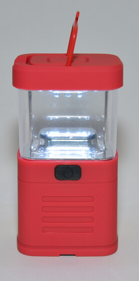 LED Campingleuchte mit 11 Power LEDs / rot