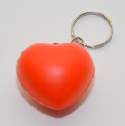 Schlüsselanhänger Schlüsselring mit Anhänger in Herzform sehr weich aus Schaum
