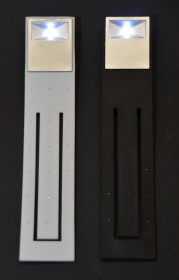 LED Leseleuchte Leselampe sehr flexibel in schwarz oder wei&szlig; inkl. Batterie