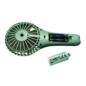 Tischventilator batteriebetrieben 22 cm mit Standfuß und USB Ladefunktion
