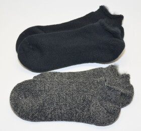 2er Packung Mega Thermo Sneaker Socks Gr. 36-41 schwarz/grau