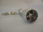 Edle Mini Taschenlampe mit 5 Power LEDs in silber 