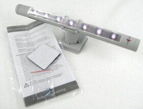 4in1-LED-Unterbauleuchte warmweiß silberfarben