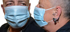 Einwegmaske Gesichtsmaske f&uuml;r Erwachsene in blau 3-lagig mit Nasenb&uuml;gel