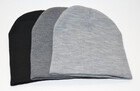 Gestrickte Beanie Mütze Wintermütze Unisex in Einheitsgröße aus RPET in drei Farben