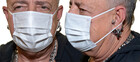 5er Packung Einwegmaske Gesichtsmaske f&uuml;r Frauen und Kinder in wei&szlig; 3-lagig mit Nasenb&uuml;gel