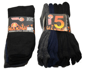 Mega Thermo Socken 5 Paar mit weichem Innenfleece...