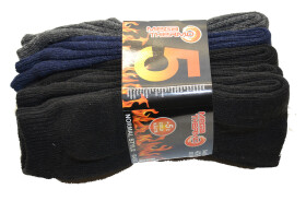 Mega Thermo Socken 5 Paar mit weichem Innenfleece...