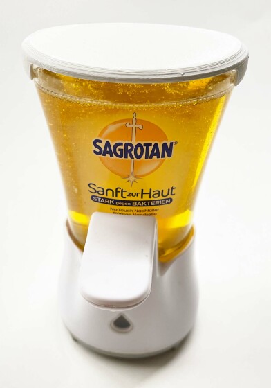Deckel für Sagrotan No-Touch Seifenspender zum selbst Nachfüllen in weiß
