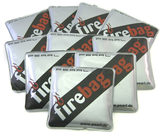 10x Taschenwärmer FireBag Handwärmer für 30-60 Min. warme Hände wiederverwendbar