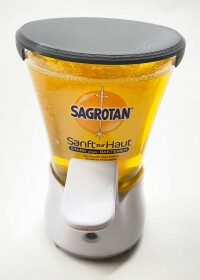 Deckel für Sagrotan No-Touch Seifenspender zum selbst Nachfüllen in grau