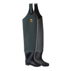 Behr Neopren Hüftstiefel Watstiefel ECOplus 4mm mit PVC-Stiefel Größe 42-47