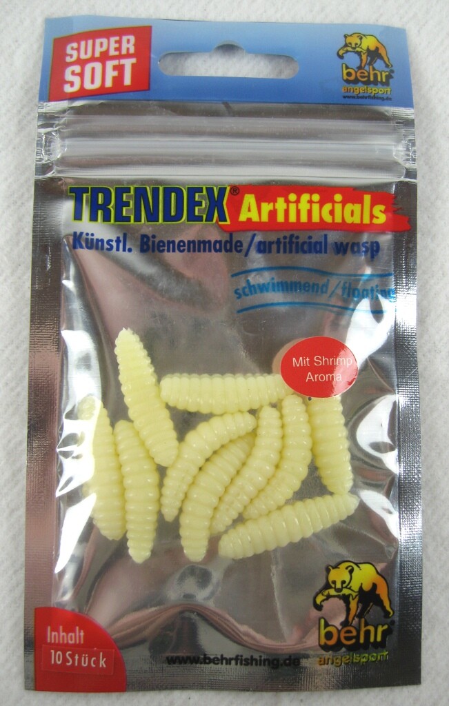 knstliche Bienenmaden Kder fr Forellen div. Farben, 1,95