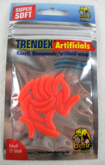knstliche Bienenmaden Kder fr Forellen div. Farben, 1,95