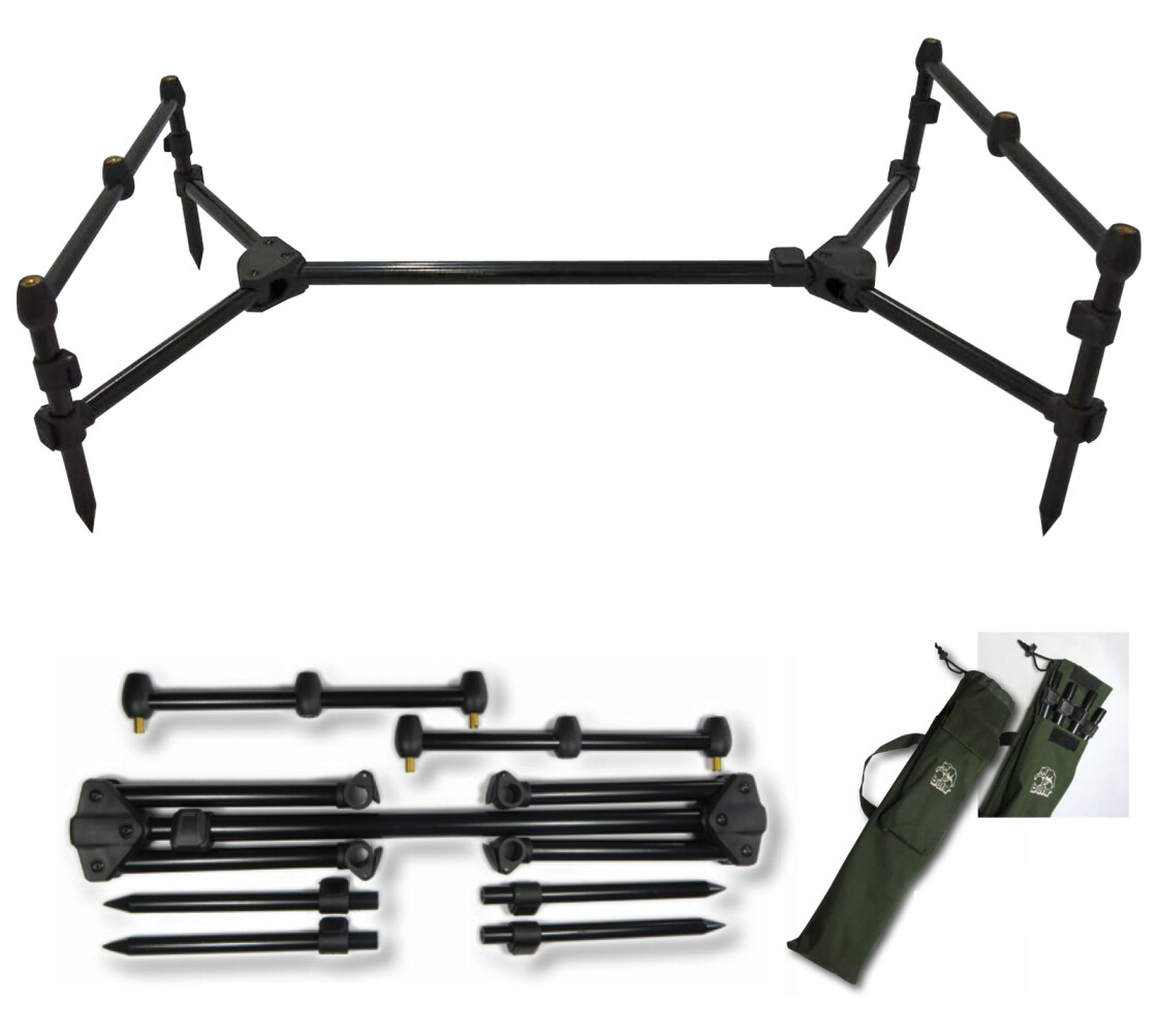 Support De Cannes à Pêche Behr Rod Pod Deluxe - Pour 3 Cannes
