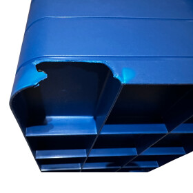 Behr Superbox Sitzkiepe und Transportbox in einem mit vier ausziehbaren Schubladen Transportschaden