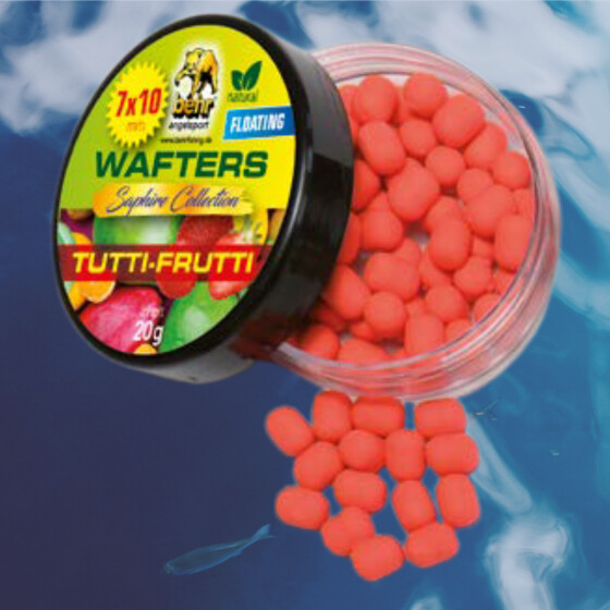Behr Wafters Hakenköder schwimmend 7x10mm / Tutti-Frutti / hellrot