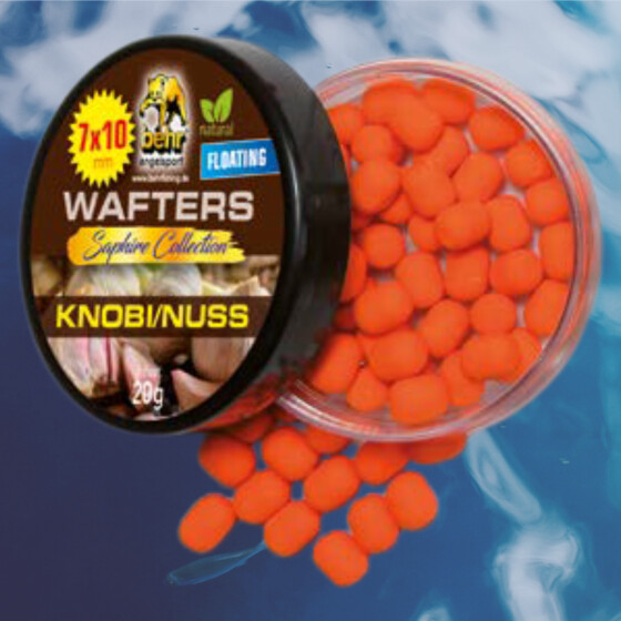 Behr Wafters Hakenköder schwimmend 7x10mm / Knobi/Nuss orange
