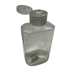 Nachfüllbare Flasche für 80ml Flüssigkeiten aus PET mit Klappverschluss